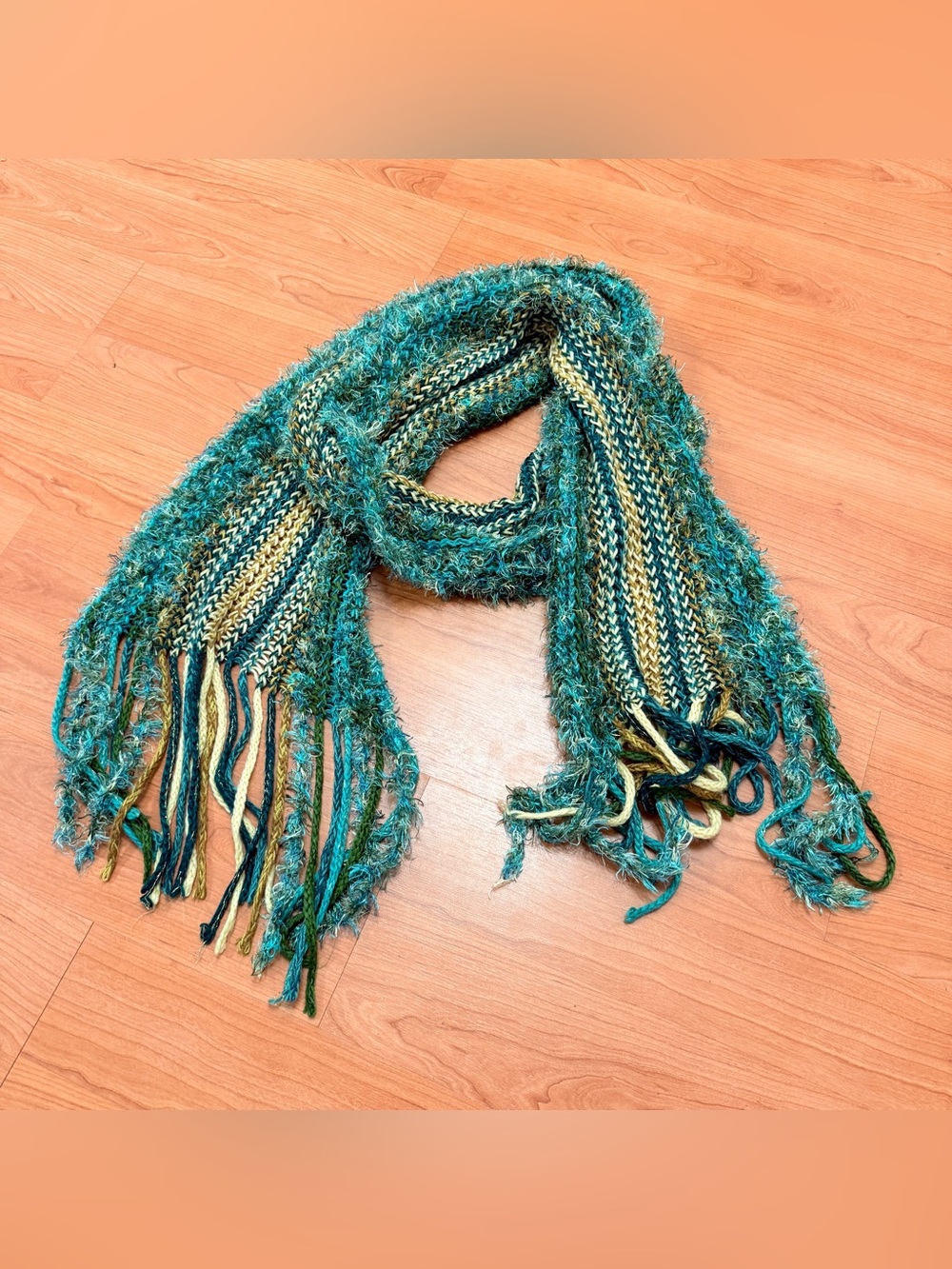 CollectionEighteen Boho Lightweight Fringe Scarf - Picture 4 of 7